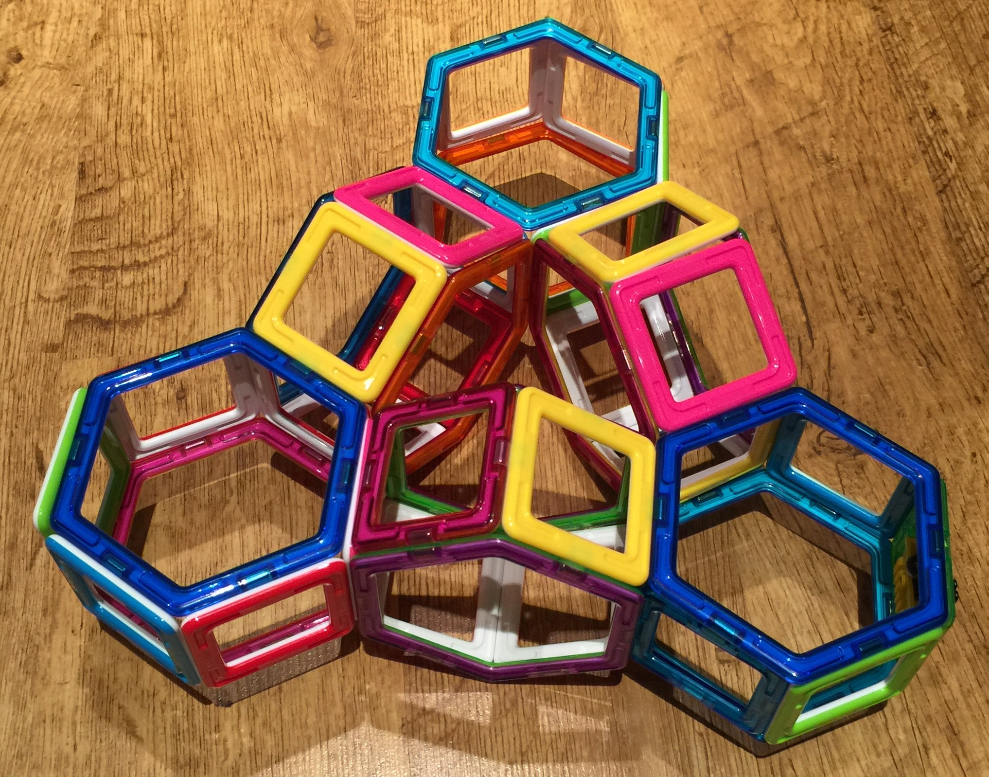 Ring of hexagonal prisms